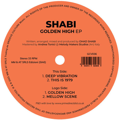 Shabi - Golden High - Vinyl Record