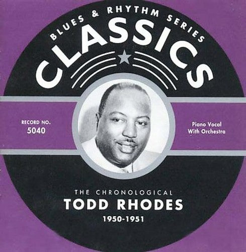 Rhodes,todd - 1950-1951 - Music CD