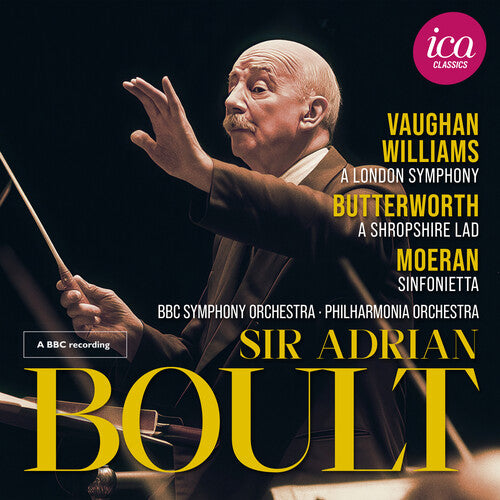 Boult,sir Adrian - Vaughan Williams Butterworth & Moeran (live) - Music CD