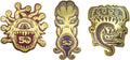 D&d 50th Anniversary Set Of 3 Pin Badges - D&d 50th Anniversary Set Of 3 Pin Badges - Collectibles
