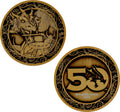 D&d 50th Anniversary Antique Gold Coin - D&d 50th Anniversary Antique Gold Coin - Collectibles