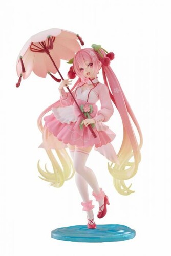 Taito - Sakura Miku Amp (sakura Dress Ver) Statue - Taito - Sakura Miku Amp (sakura Dress Ver) Statue - Collectibles