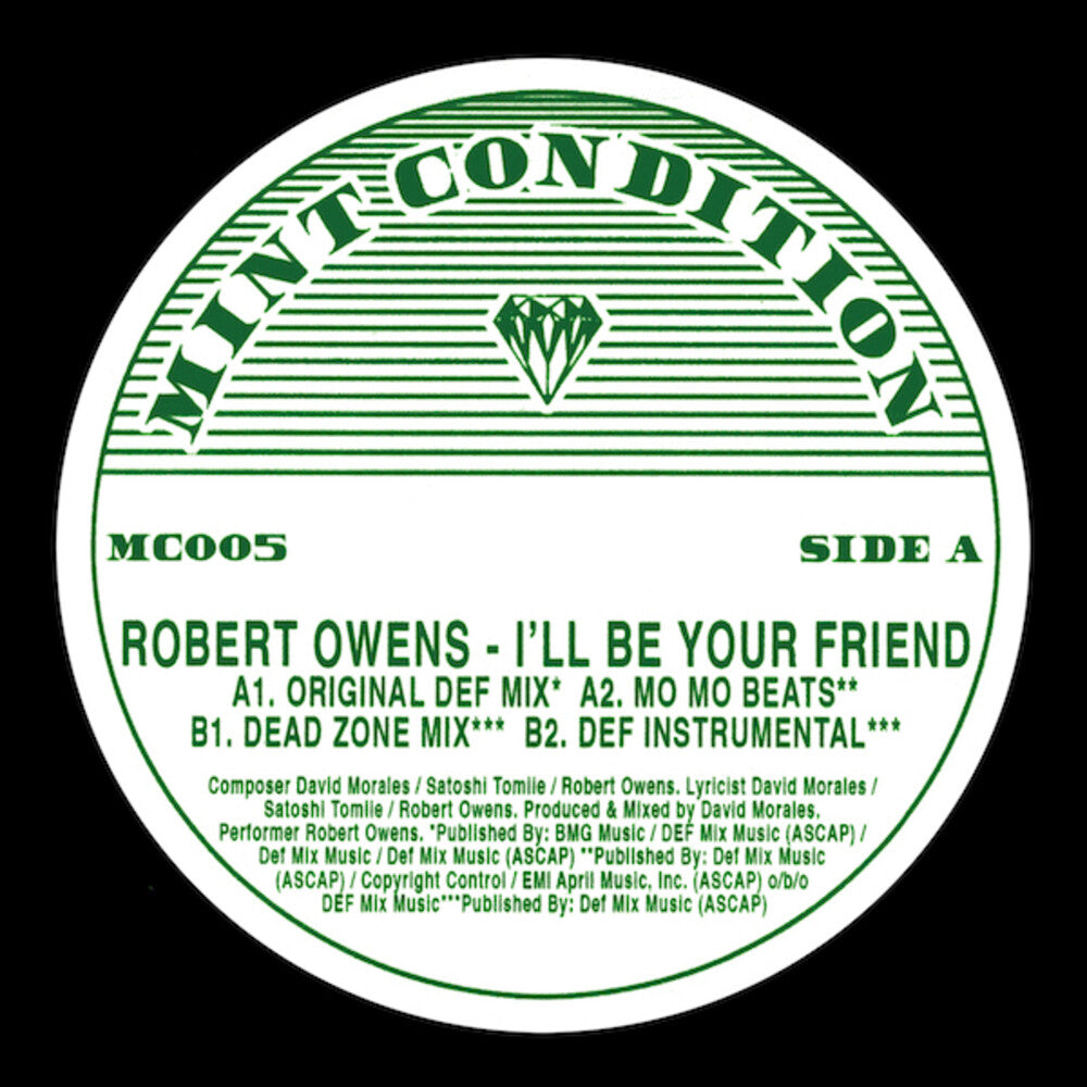 Robert Owens - I'll Be Your Friend [12" Vinyl]