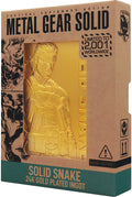 Mgs 2 - 24k Gold Plated Snake Ingot - Mgs 2 - 24k Gold Plated Snake Ingot - Collectibles