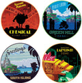 Sonic The Hedgehog - Set Of 4 Location Coasters - Sonic The Hedgehog - Set Of 4 Location Coasters - Collectibles