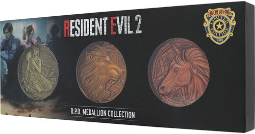 Resident Evil 2 - Set Of 3 Medallions (us Variant) - Resident Evil 2 - Set Of 3 Medallions (us Variant) - Collectibles