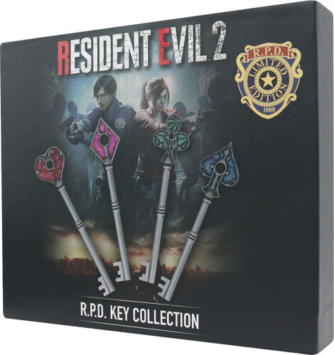 Resident Evil 2 - Set Of Card Suit Keys (us Var) - Resident Evil 2 - Set Of Card Suit Keys (us Var) - Collectibles