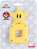 Super Mario Baby 6in Plush Star With Rattle - Super Mario Baby 6in Plush Star With Rattle - Collectibles