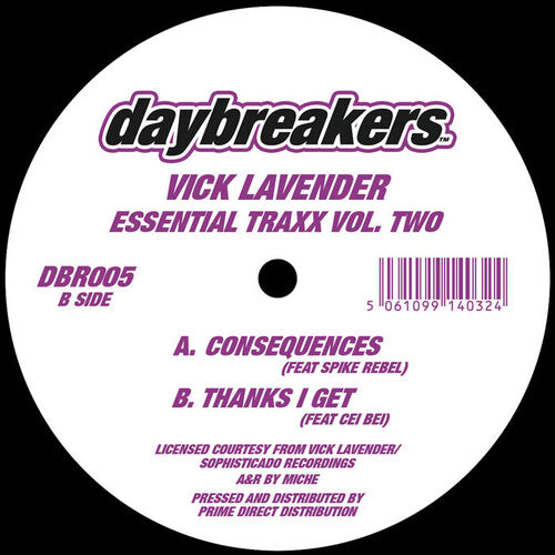 Lavender,vick - Essential Traxx Vol. 2 - Vinyl Record