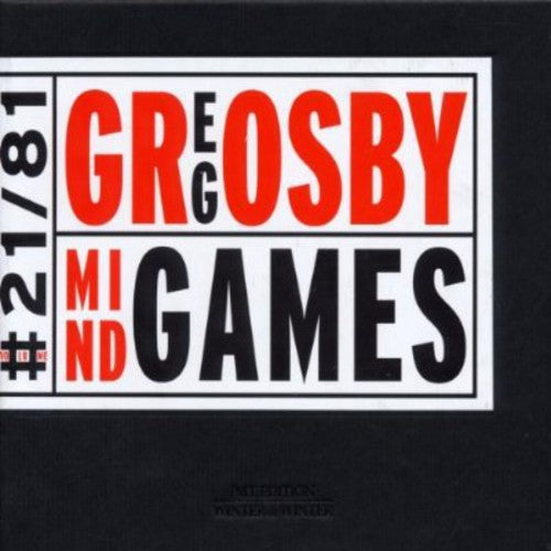 Osby,greg - Mindgames - Music CD