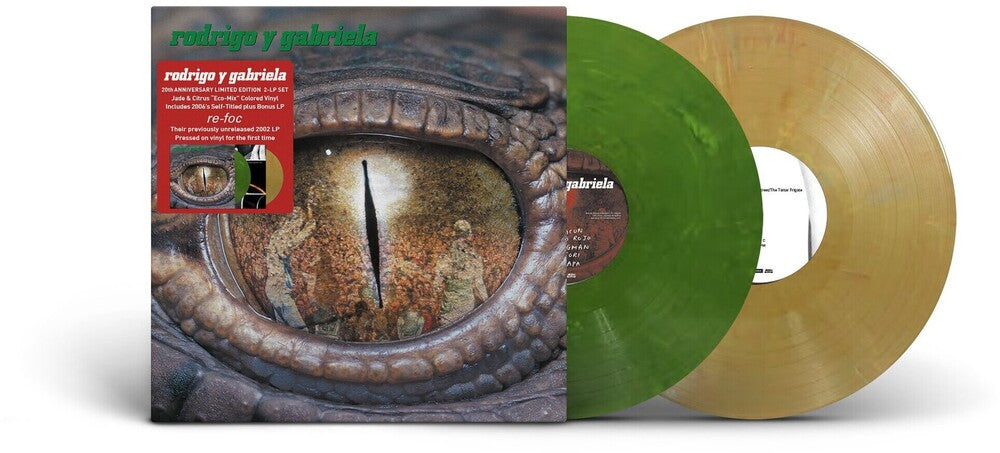 Rodrigo Y Gabriela - Rodrigo Y Gabriela with bonus disc Re-Foc (20th Anniversary Edition) [Jade & Citrus Colored Vinyl]