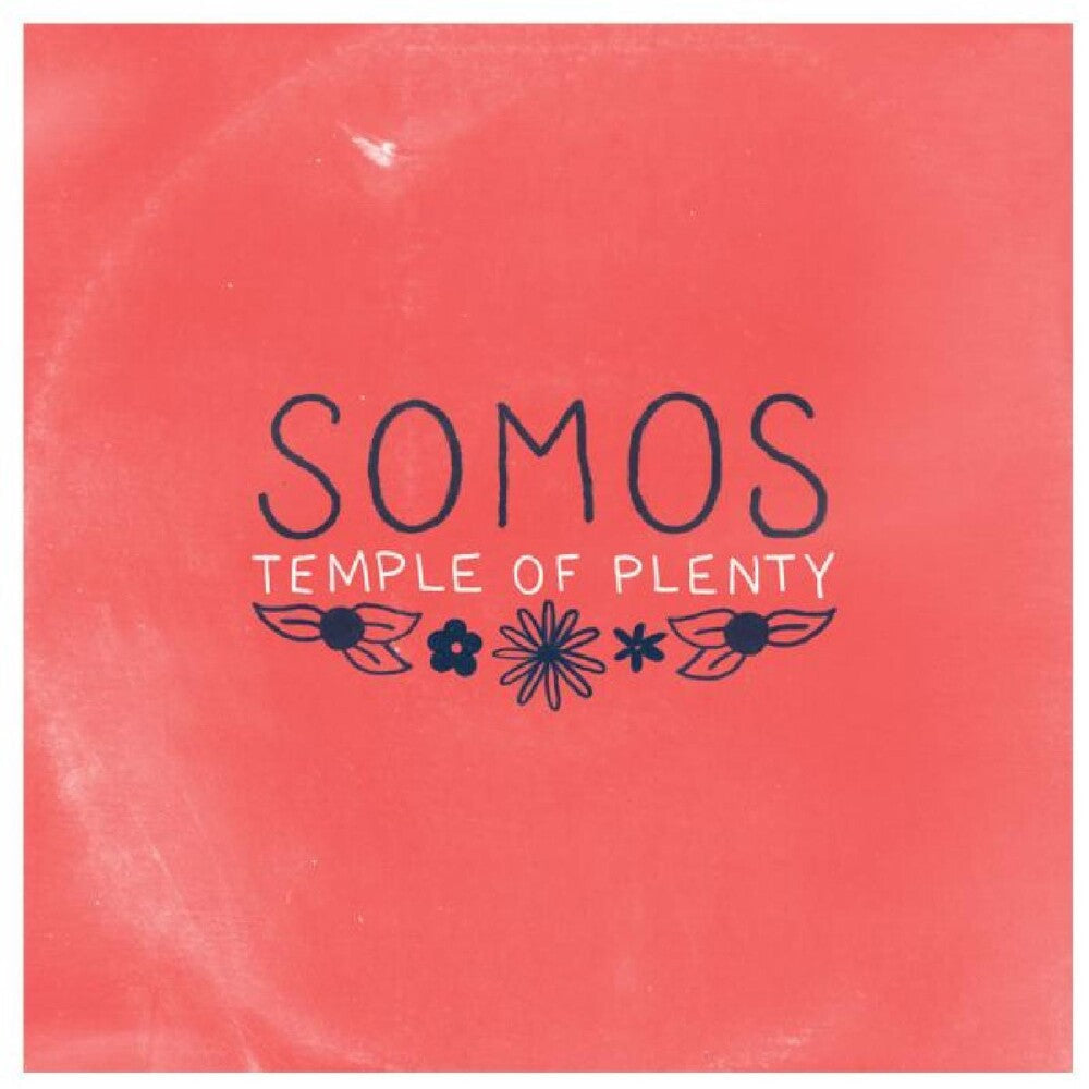 Somos - Temple Of Plenty - Red & Sea Glass Blue Splash [LP]