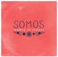 Somos - Temple Of Plenty - Red & Sea Glass Blue Splash - Vinyl Record