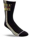 Perri's Guns N' Roses Side Stripe Crew Socks - Perri's Guns N' Roses Side Stripe Crew Socks - Apparel