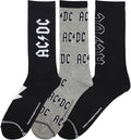 Perri's Ac/dc Volume Crew Socks (3 Pack) - Perri's Ac/dc Volume Crew Socks (3 Pack) - Apparel