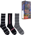 Perri's Iron Maiden Crew Socks 3 Pack Gift Box - Perri's Iron Maiden Crew Socks 3 Pack Gift Box - Apparel