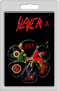Perri's Slayer Logos Guitar Picks (6 Pack) - Perri's Slayer Logos Guitar Picks (6 Pack) - Musical Instrument