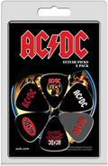 Perri's Ac/dc Logo Guitar Picks (6 Pack) - Perri's Ac/dc Logo Guitar Picks (6 Pack) - Musical Instrument