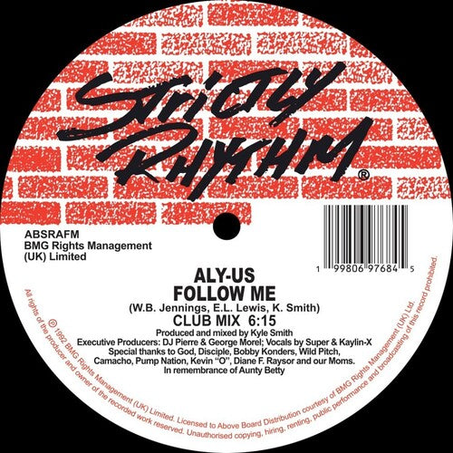 Aly-us - Follow Me - Vinyl Record