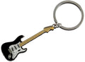 Pluginz Fender Strat Keychain Black & White Guitar - Pluginz Fender Strat Keychain Black & White Guitar - Novelties
