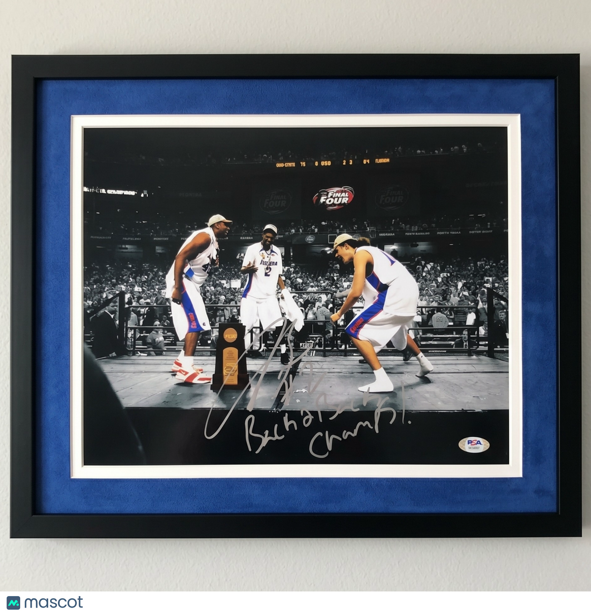 Corey Brewer Florida Gators Signed Basketball 11x14 Custom Framed Photo PSA