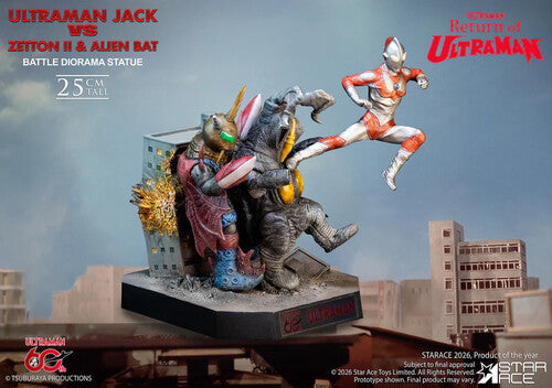 Ultraman Jack Vs Zetton Ii Alien Bat Battle Dioram - Ultraman Jack Vs Zetton Ii Alien Bat Battle Dioram - Collectibles