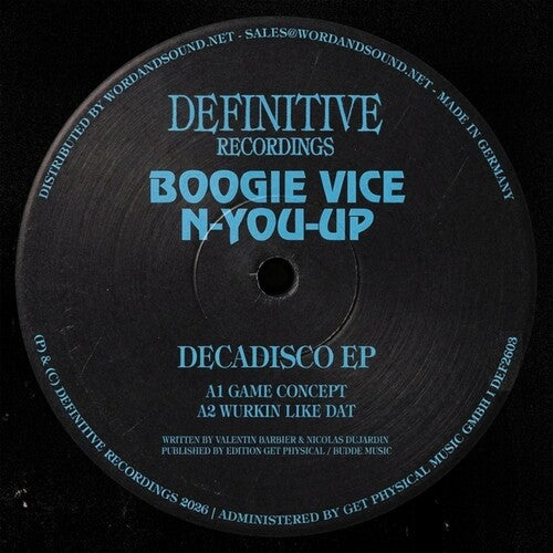 Boogie Vice / N-you-up - Decadisco - Vinyl Record
