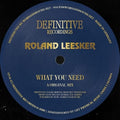 Leesker,roland - What You Need - Vinyl Record