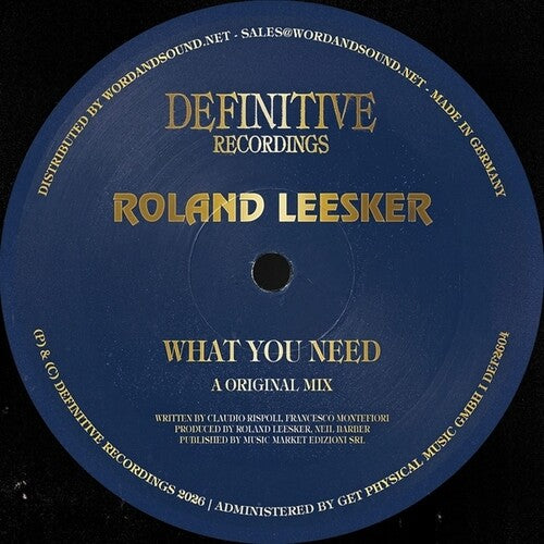 Leesker,roland - What You Need - Vinyl Record