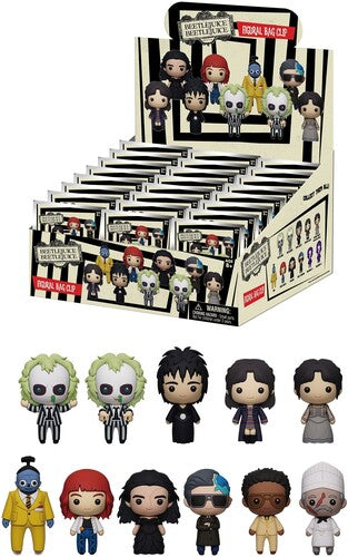 Beetlejuice Movie 3d Foam Bag Clip Series 2 24pc B - Beetlejuice Movie 3d Foam Bag Clip Series 2 24pc B - Collectibles