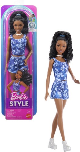 Barbie Fashionista - Barbie Fashionista Floral Denim - Collectibles