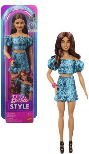 Barbie Fashionista - Barbie Fashionista Teal Animal Print - Collectibles