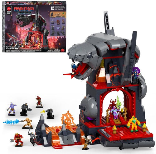 Mattel Brick Shop Masters Of The Universe - Mattel Brick Shop Motu Clash At Snake Mountain - Collectibles