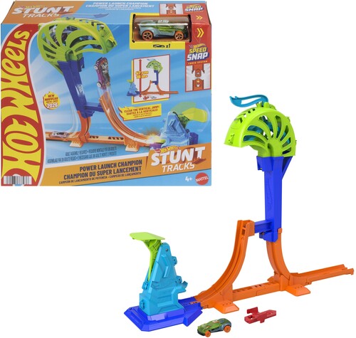 Hot Wheels - Hot Wheels Stunt Tracks Vertical Slam Launch - Collectibles