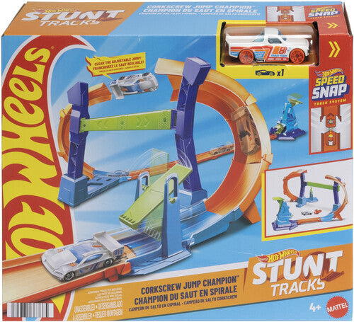 Hot Wheels - Hot Wheels Stunt Tracks Corckscrew Jump - Collectibles