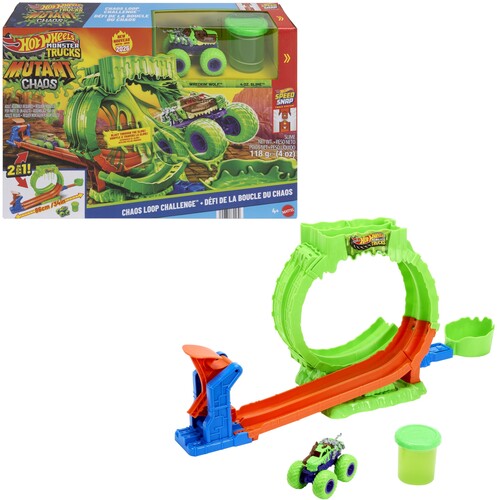 Hot Wheels - Hw Monster Mutant Chaos Slime Challenge Playset - Collectibles