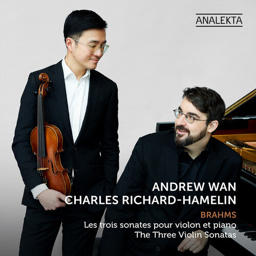 Richard-hamelin,charles - Brahms: Three Vn Sonatas - Music CD