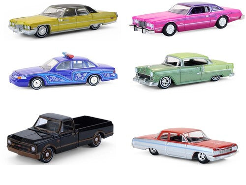 1:64 California Lowriders Series 7 6pk Die-cast - 1:64 California Lowriders Series 7 6pk Die-cast - Collectibles