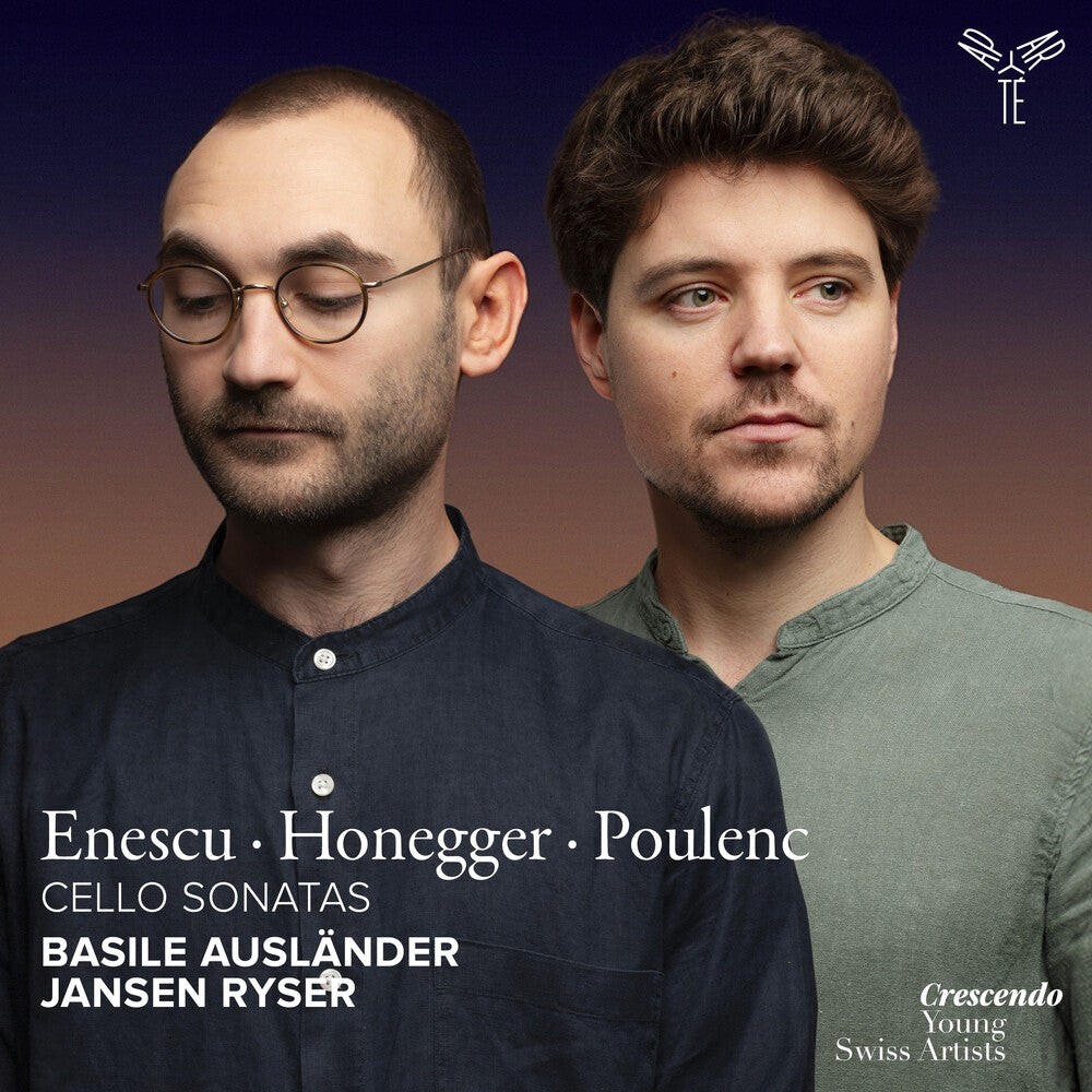Pre-Order: Enescu Honegger & Poulenc: Cello Sonatas Music CD