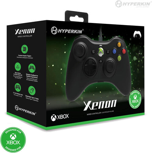 Hyperkin Xb1 Controller Wired Xenon-black - Hyperkin Xb1 Controller Wired Xenon-black - Game Accessories