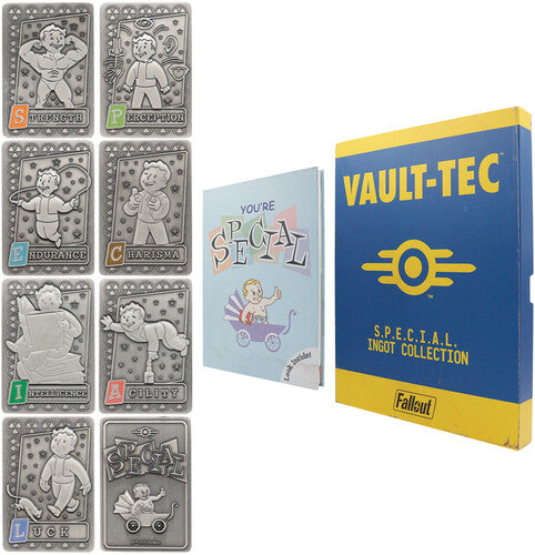 Fallout - Special Perk Card Ingot Coll Album - Fallout - Special Perk Card Ingot Coll Album - Collectibles