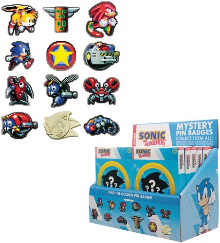Sonic Mystery Pin 12ct Blind Pin Badges Pdq - Sonic Mystery Pin 12ct Blind Pin Badges Pdq - Collectibles