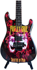 Mini Axe Motley Crue Theatre Of Pain Mini Guitar - Mini Axe Motley Crue Theatre Of Pain Mini Guitar - Collectibles