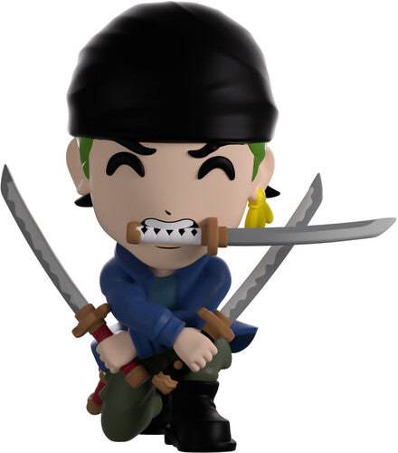 Youtooz - One Piece Three Sword Zoro Vinyl Figure - Youtooz - One Piece Three Sword Zoro Vinyl Figure - Collectibles