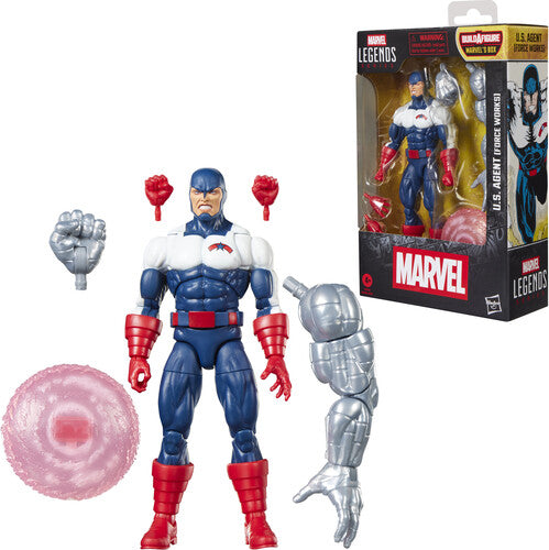 Mvl Legends Rbrick 1 - Mvl Legends U.s. Agent (force Works) W Baf - Collectibles