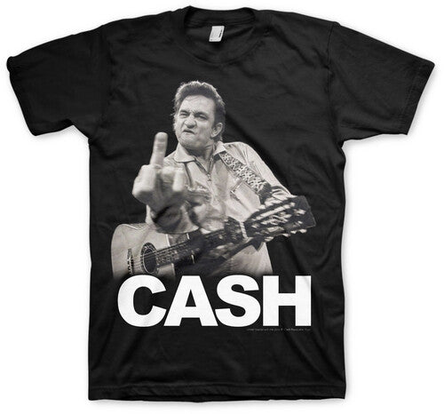 Johnny Cash The Bird T-shirt Small (black) - Johnny Cash The Bird T-shirt Small (black) - Apparel