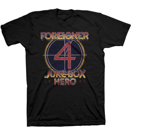 Foreigner Juke Box Hero T-shirt 2xl (black) - Foreigner Juke Box Hero T-shirt 2xl (black) - Apparel