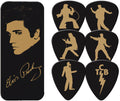Elvis Presley Gold Portrait Pick Tin 6 Picks Inc - Elvis Presley Gold Portrait Pick Tin 6 Picks Inc - Novelties