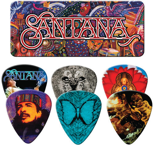 Santana Supernatural Pick Tin 6 Picks Included - Santana Supernatural Pick Tin 6 Picks Included - Novelties