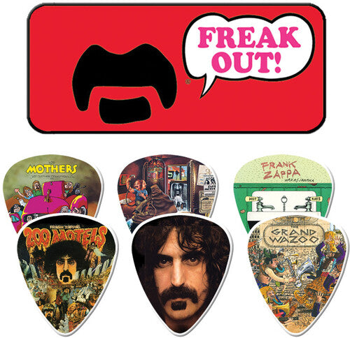 Frank Zappa Red Pick Tin 6 Picks Included - Frank Zappa Red Pick Tin 6 Picks Included - Novelties